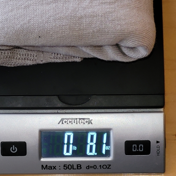 Banana Republic Size Medium Light Gray Crewneck Knitted Sweater - Picture 4 of 4